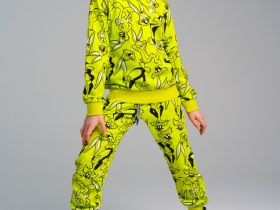 Брюки трикотажные для девочек