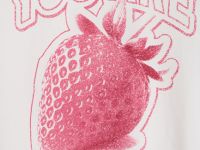 Футболка с принтом для девочек, Белый