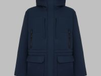 Утепленная куртка с капюшоном