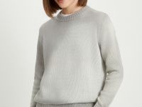 Джемпер прямого силуэта из термоткани