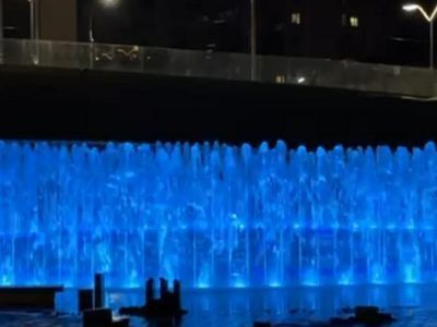 Видео: пробные запуски фонтана с музыкальным сопровождением на площади Ленина в Якутске