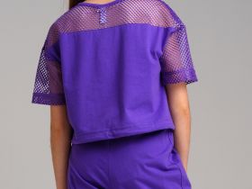 Фуфайка трикотажная для девочек (футболка)