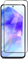 Защитное стекло BoraSCO для Samsung Galaxy A35 с чёрной рамкой