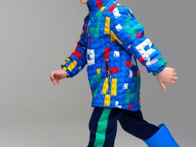 Куртка текстильная с полиуретановым покрытием для мальчиков (ветровка)