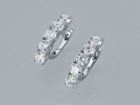 Серьги из белого золота э4712сг08200951