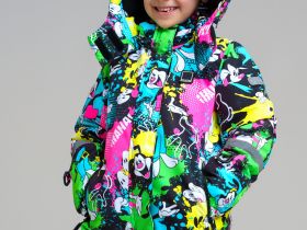 Комбинезон текстильный с полиуретановым покрытием для девочек