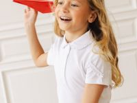 Футболка поло для девочки