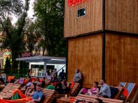 Летний кинотеатр в южном ландшафтном парке «Остров мечты»