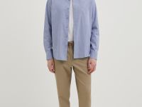 Рубашка из хлопка прямого кроя