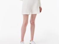 Женские рельефные шорты Lacoste из смеси хлопка