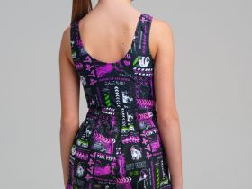 Комплект для девочек: купальник трикотажный, шорты купальные текстильные