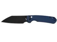 Складной нож CJRB Pyrite Light, сталь AR-RPM9, легкий городской нож, рукоять FRN синяя