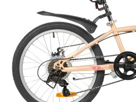 Детский велосипед Foxx Jasmine 20 Disc, год 2026, цвет Красный-Розовый