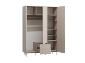 Распашной шкаф Изи 3.1-150x220 Латте