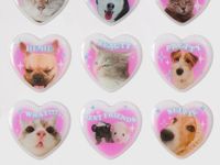 Набор 3D-наклеек для девочек, 12 шт., Мультицвет