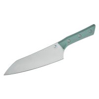 Нож кухонный Шеф Microtech Chef's Knife, сталь M390MK, рукоять G10, бирюзовый