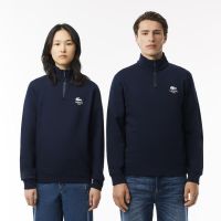 Свитшот Lacoste унисекс с застежкой-молнией с высоким воротом