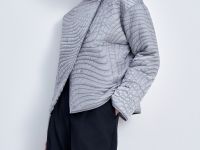 Утепленная куртка прямого силуэта