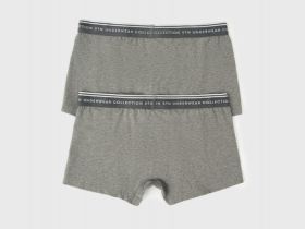 Трусы-транки с низкой посадкой, 2 шт., Серый