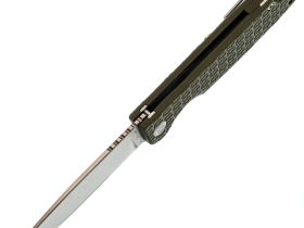 Складной нож Daggerr Dopey olive SW DL, сталь 8Cr14MoV, рукоять FRN