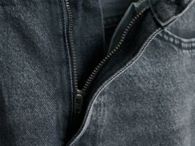 Джинсы Mom с высокой посадкой, Серый