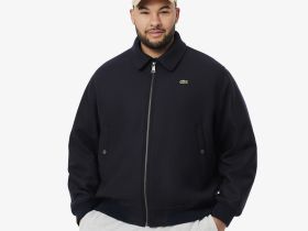 Мужская куртка-бомбер Lacoste из шерсти