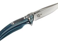 Складной нож CRKT Ripple 2 Blue, сталь Acuto 440, рукоять нержавеющая сталь