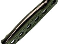 Складной нож НОКС Оса, сталь D2, рукоять G10, зеленый