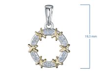 Подвеска из комбинированного золота э4812пд04201892_white