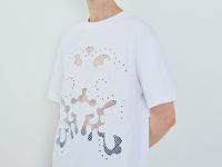 Футболка с кружевом и вышивкой, Белый