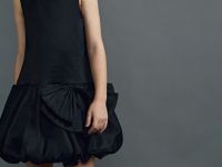 Платье с пышной юбкой и бантом для девочек, Черный