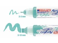 Набор линеров акрил, двухст, 3D Edding 5 шт 2-3 мм, 5-10 мм цвет: 922,905,909,934,901