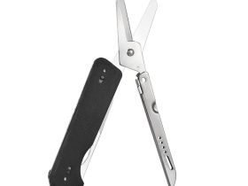 Складной нож с ножницами Roxon S501U рукоять G10