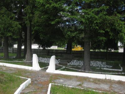 Место подвига воинов-пограничников, погибших в годы Великой Отечественной войны