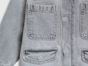 Джинсовая куртка для мальчиков, Серый