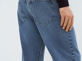 Прямые джинсы Straight, Синий