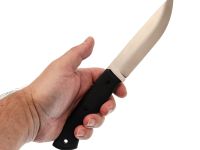 Туристический нож Тигр, сталь Х12МФ, рукоять G10, черный