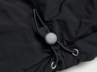 Утеплённая куртка с меховым воротником, Черный