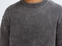 Джемпер с рваным дизайном, Серый