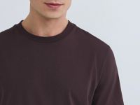 Базовая футболка из хлопка, Фиолетовый