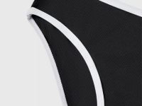 Купальник раздельный для девочек, Черный