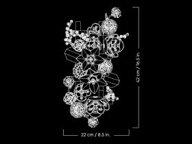 Botanicals 11503 Конструктор Цветочная изгородь