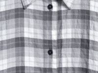 Рубашка из жатого хлопка, Серый