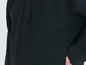 Куртка-рубашка на молнии, Черный