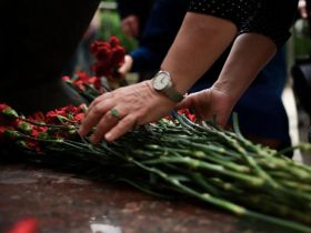 Центральный Дом журналиста. Памятник военным корреспондентам