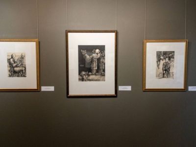 В Якутске открылась выставка графики художника Юрия Вотякова 