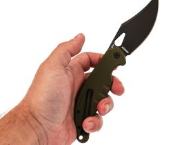 Нож Barmaley Knives Барракуда, сталь VG-10, рукоять G10, оливковый