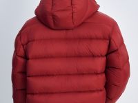 Пуховая стеганая куртка с капюшоном