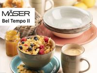 MÄSER Набор столовой посуды на 6 человек 12 предметов Bel Tempo II MÄSER