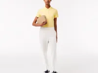 Женское поло Lacoste приталенного кроя из эластичного хлопка